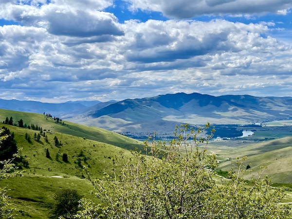 Stunning views of mountains and valleys at the National Bison Range Montana
