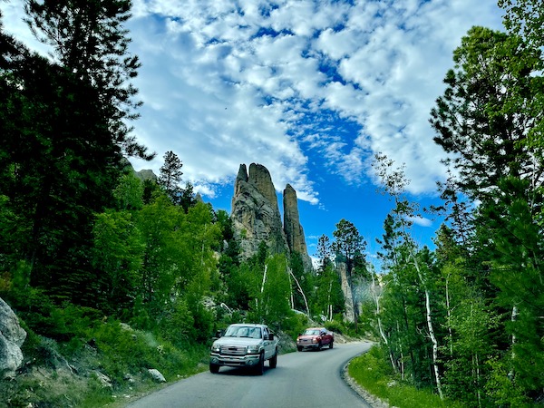 Monolithic rock formations at Custer State Park Custer SD