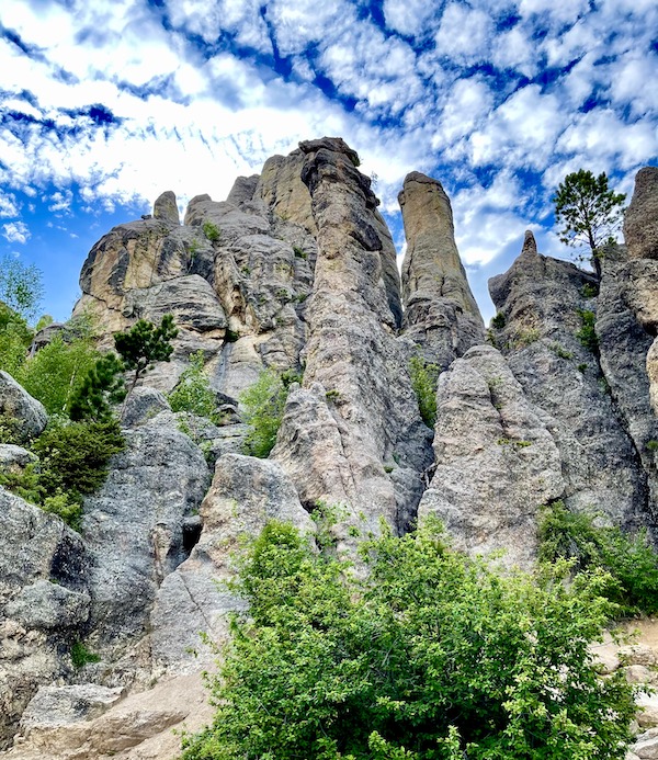 Monoliths that look like they have faces at Custer State Park Custer SD
