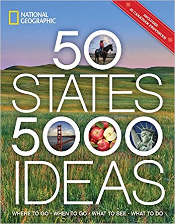 Book of ideas for camping in all 50 states, part of my 2022 Holiday Gift Guide