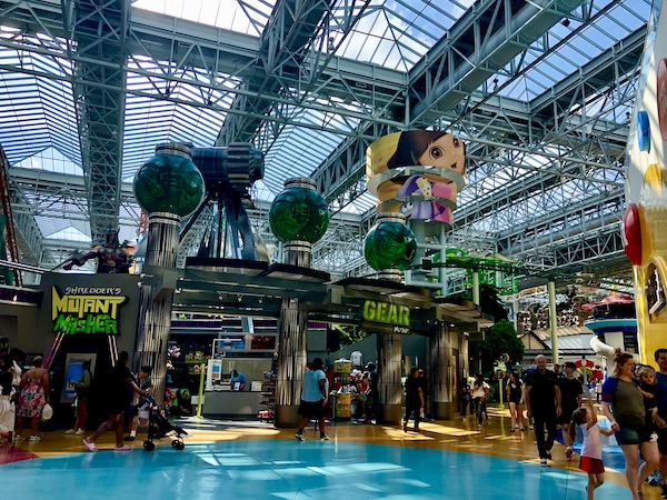 An amusement park inside Mall of America Bloomington MN