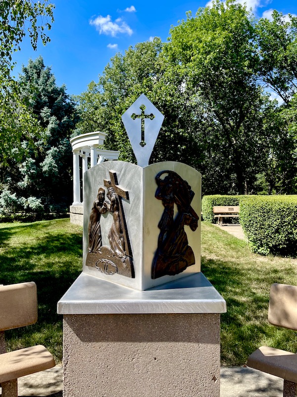 Way of the Cross Station 1 at Trinity Heights Sioux City IA