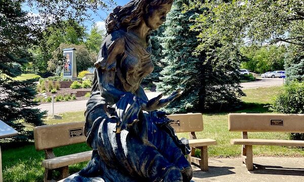 Side view of Rachel Weeping at Trinity Heights Sioux City IA