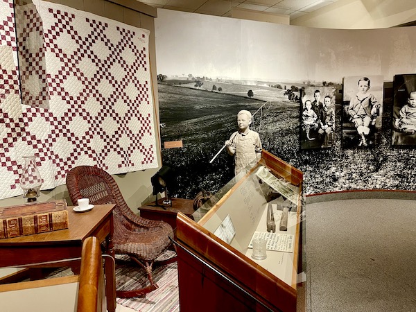 Photos and other memorabilia of Herbert Hoover's childhood