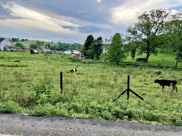 Farms and countryside in West Virginia