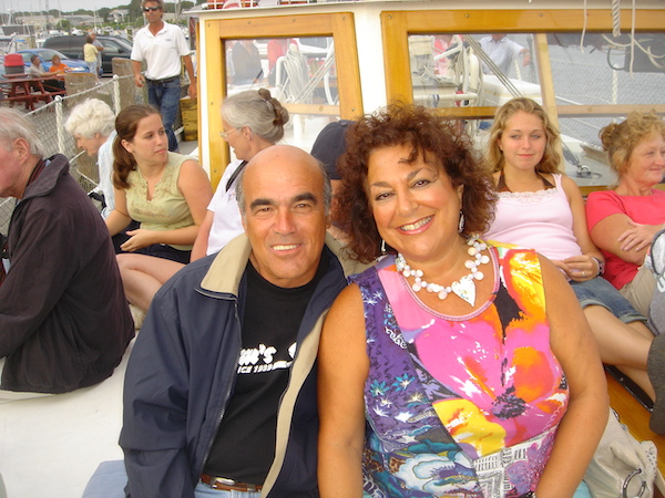 Steve, me and lots of other people on a sailboat cruise.