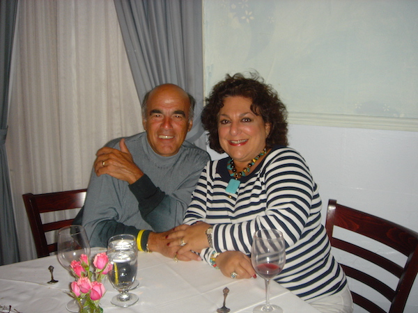 Steve and I enjoying our first meal at Brigtsen's Restaurant in New Orlean.