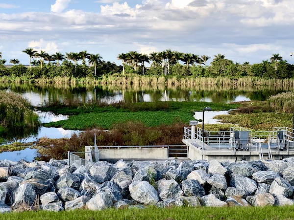 Rocks and locks to control Lake Okeechobee Florida