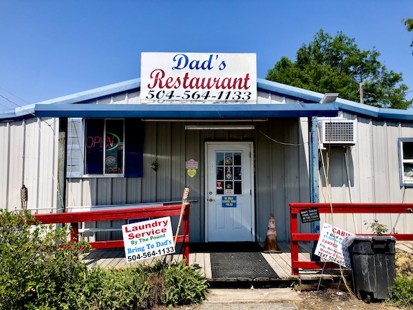 Front of a restaurant/seafood shack where we had lunch on our Sunday Drive to Louisiana Southernmost Point