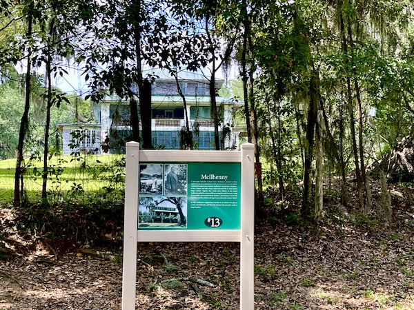 Large plantation style home belonging to the McIlhenny family on Avery Island