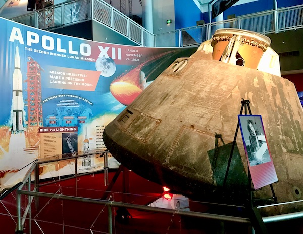 Nosecone of a space capsule at NASA in Virginia is part of my 3 Years RVing Year 1 Recap
