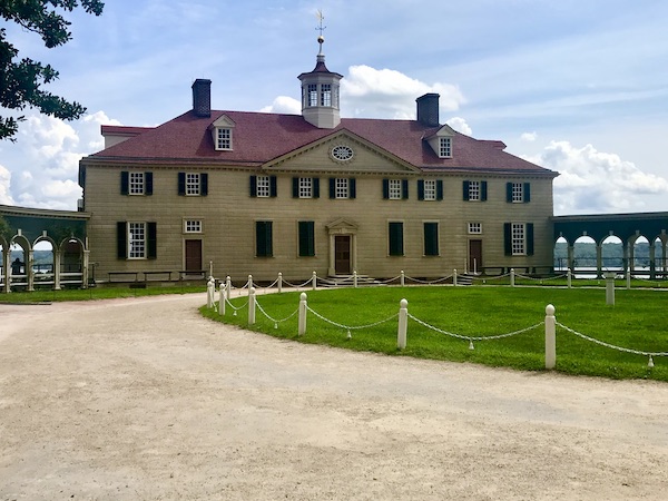 The massive Mt. Vernon offers so much history about George Washington.