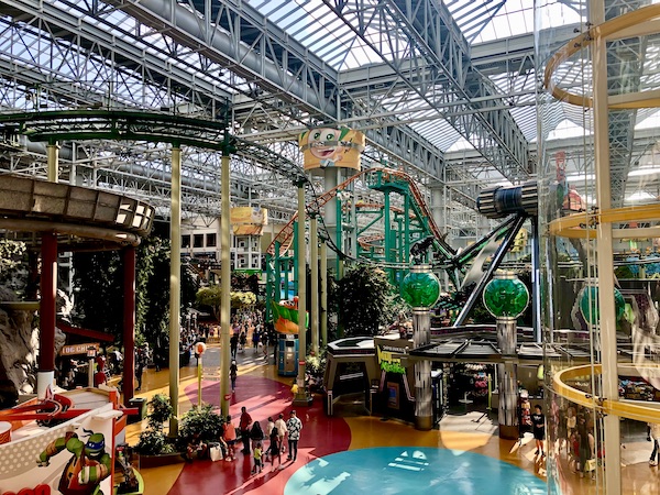 An indoor amusement park at Mall of America. Part of my 3 Years RVing Year 3 Recap