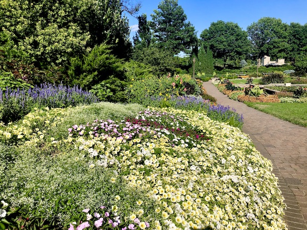 Gorgeous landscaping at the the Sunken Gardens in Lincoln NE. Part of my 3 Years RVing Year 3 Recap