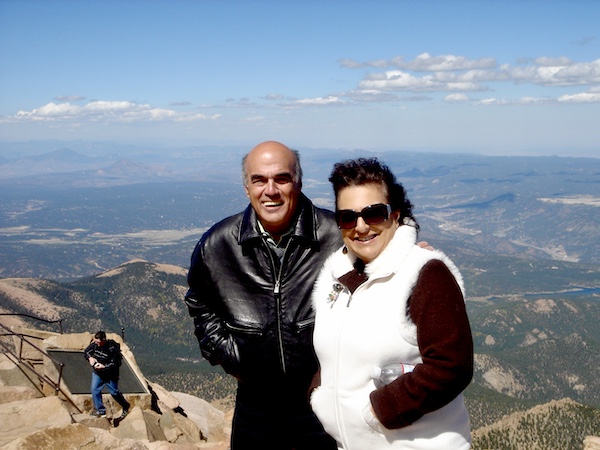 Happy Birthday to the One That I Love, us at the top of Pike's Peak