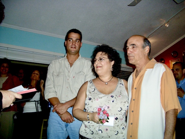 Steve, Brian and I celebrating our 35th wedding anniversary
