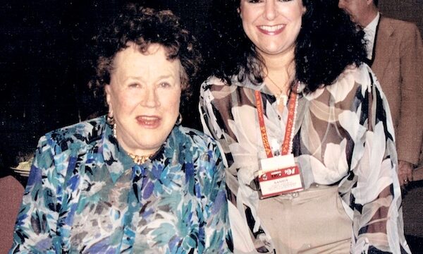 Photo of Julia Child and me from 1991 is part of my Homage to Julia Child