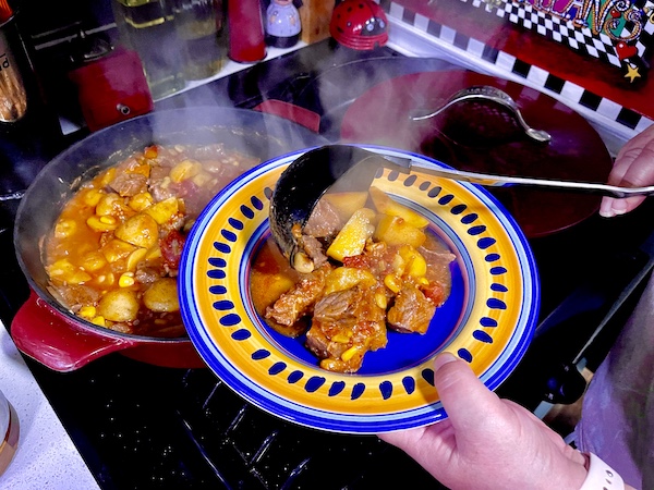I Love to Feed People beef stew.