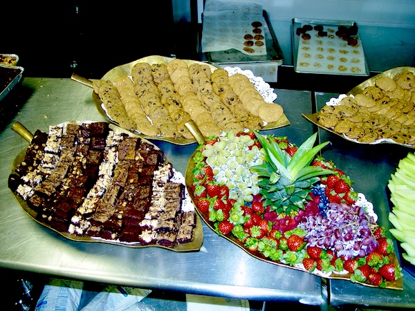 I Love to Feed People decadent trays of desserts