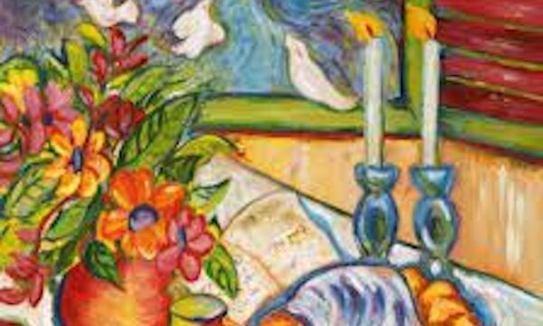 Shabbat Dinner November 10 2023 painting by an artist