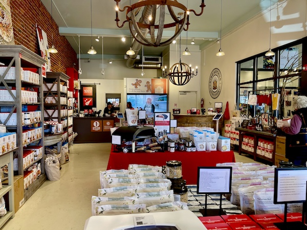 Holiday store display in northwester SC.