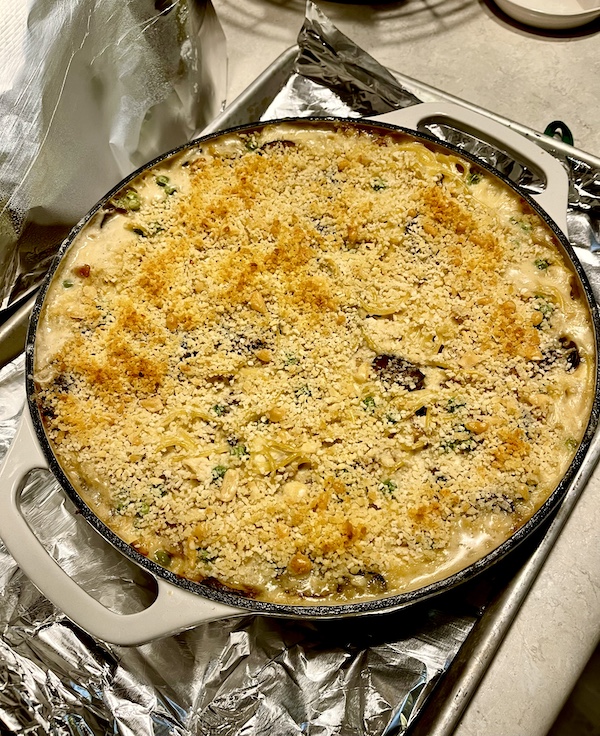 We ate like royalty during our 2 Weeks in Northwestern South Carolina, including this turkey and noodle casserole.