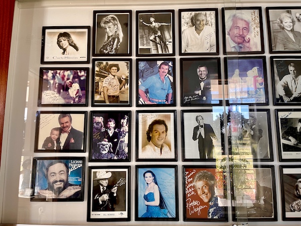 Photos on the wall of Babyland in Cleveland GA