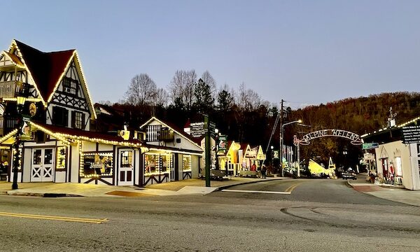 Holiday Season in Helen Georgia a look along Main Street