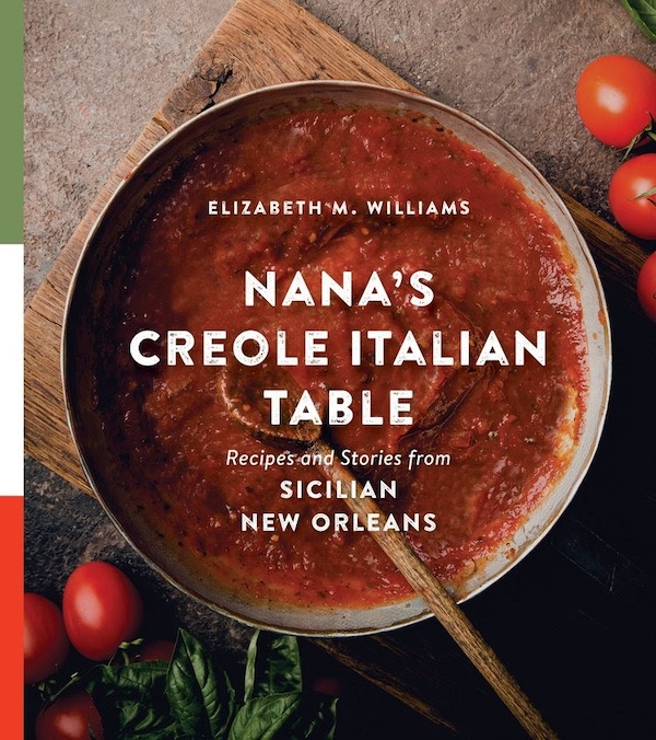 Cover of Liz Williams Founder SoFab cookbook on Creole Italian food.