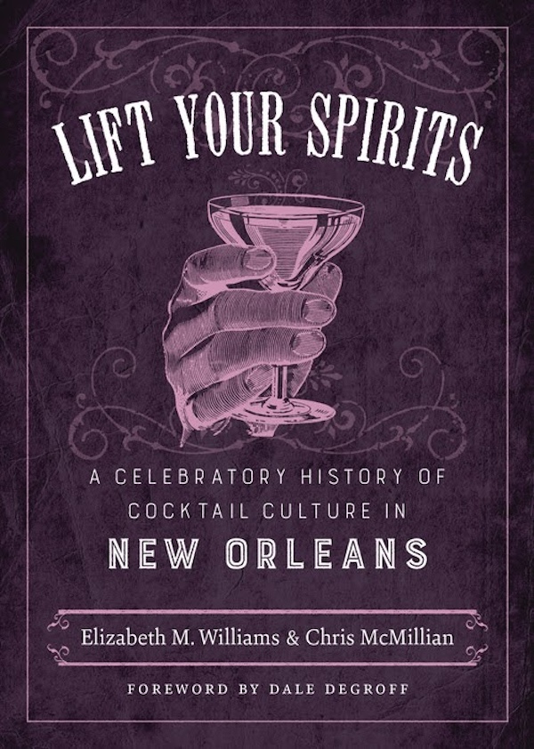Deep purple book cover for a book on spirits co-written by Liz Williams Founder SoFab