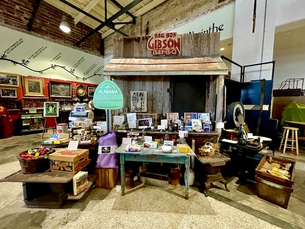 Display of Alabama classics including Bob Gibson's BBQ at SoFab NOLA is So Fabulous!