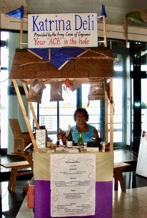 Me standing behind the Katrina Deli display at SoFab NOLA is So Fabulous!