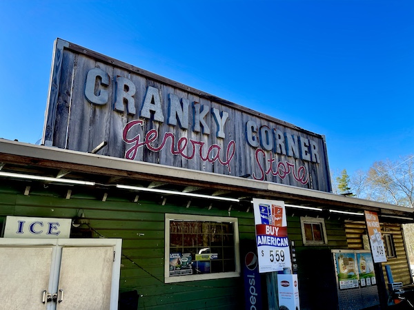 Old country storefront near Global Wildlife Center Folsom LA