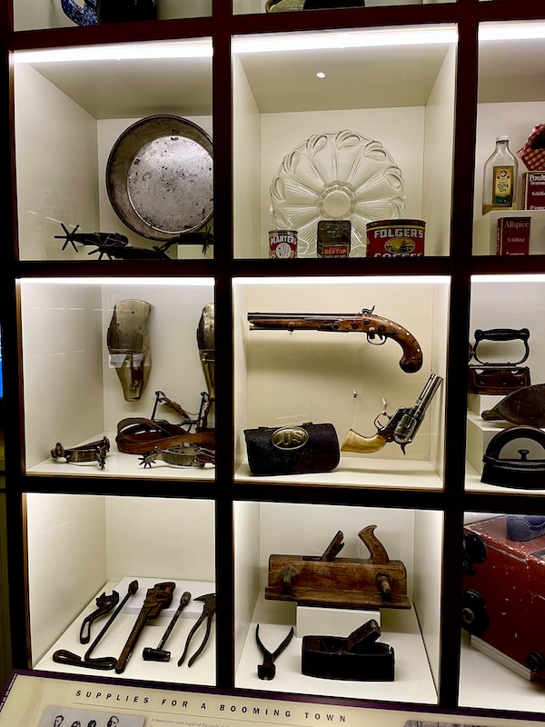 Antique household items on display at the Petroleum Museum Midland Texas