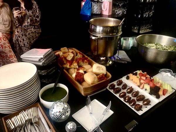 Buffet lots of food at a party. More Autumn Memories at Jersey Shore