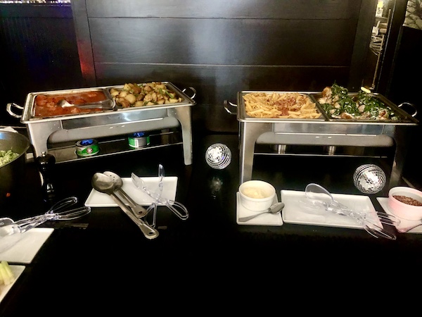 Food in chafing dishes at a party. More Autumn Memories at Jersey Shore