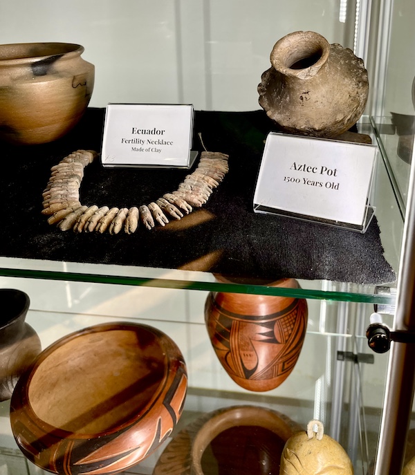 Pottery and jewelry that's centuries old on display at Hagood Mill Native American Celebration