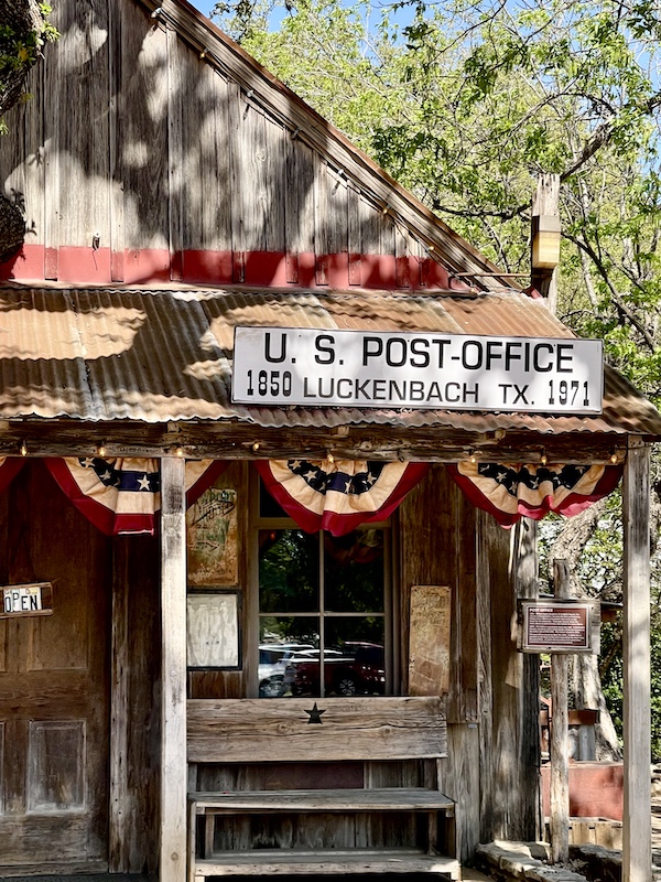 An old post office passed on our way home from our Sunday Funday Fredericksburg Texas