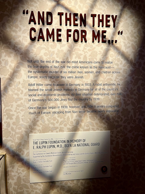 A remembrance of the Holocaust at the WW2 Museum Degenerative Art exhibit