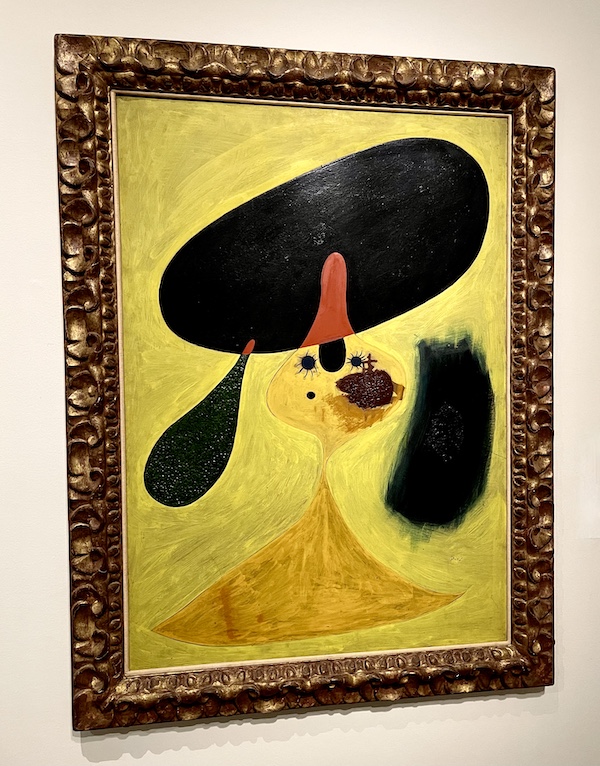 Vividly colored abstract portrait of a girl on display at New Orleans Museum of Art Part 2