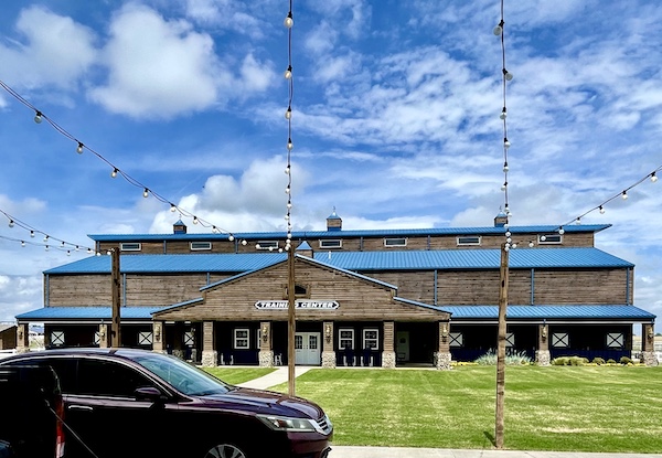 Large facility that houses the Express Clydesdales Yukon Oklahoma training center
